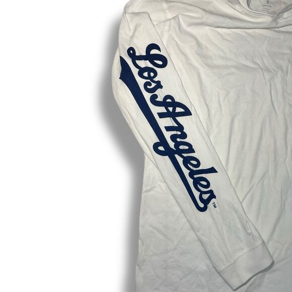 2022 MLB All Star Game Johnnie-O White Long Sleeve Shirt Hooded Men’s Size S - Picture 4 of 7